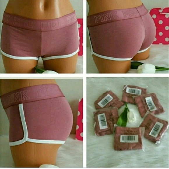 PINK Victoria's Secret Other - Size L🌷PINK VICTORIA'S SECRET LOGO BOYSHORT.nwt